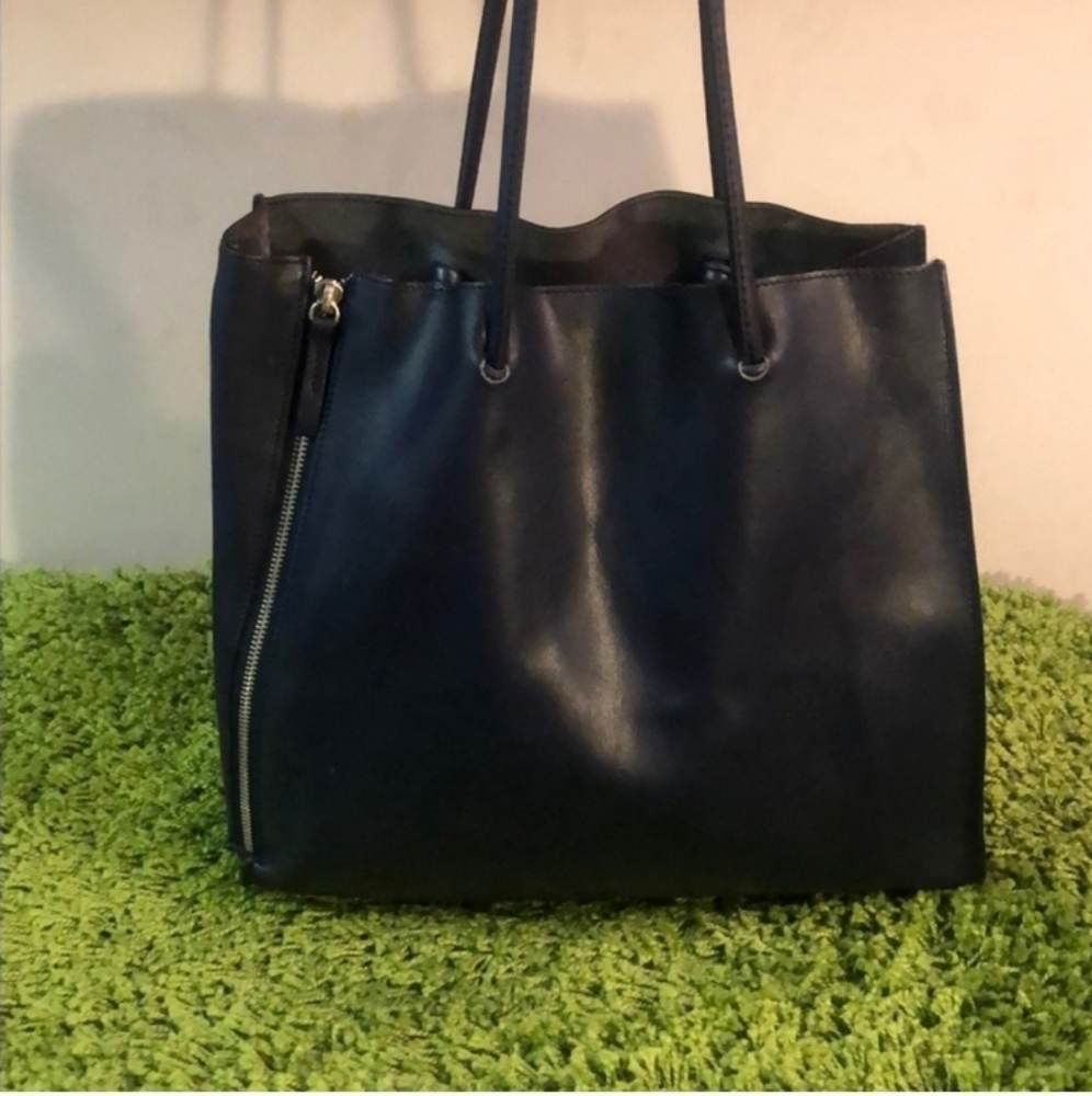 Furla navy tote